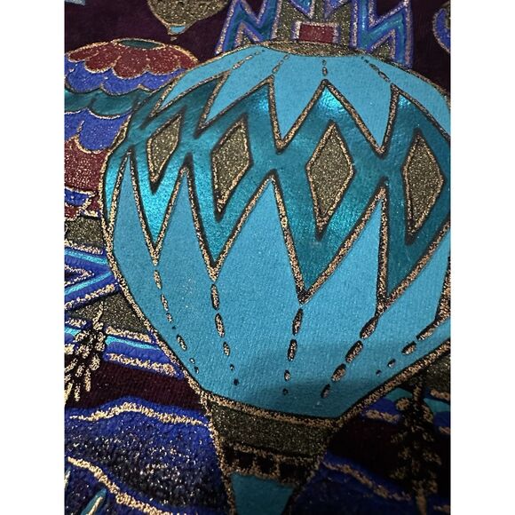 Vintage New Mexico Hot Air Balloon Shirt 90s Single Stitch Medium - Picture 3 of 5
